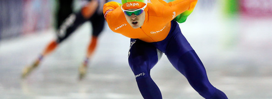 Watch different things, like Ice speed skating on a hot summer sunday